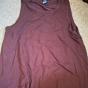 Old navy luxe tank maroon